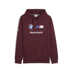 Męska polarowa bluza z kapturem BMW M Motorsport PUMA. Czerwone bluzy z kapturem męskie Puma, m, bez wzorów, z polaru, z kapturem. Za 299.00 zł.