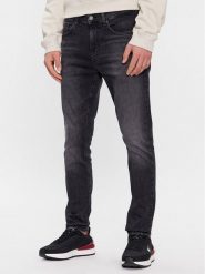 Tommy Jeans Jeansy Scanton DM0DM18152 Czarny Slim Fit. Czarne jeansy męskie Tommy Jeans, bez wzorów, z bawełny. Za 279.99 zł.