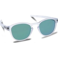 Okulary przeciwsłoneczne OAKLEY - Latch OO9265-13 Matte Clear/Jade Iridium. Białe okulary przeciwsłoneczne męskie Oakley, z tworzywa sztucznego. W wyprzedaży za 469.00 zł.