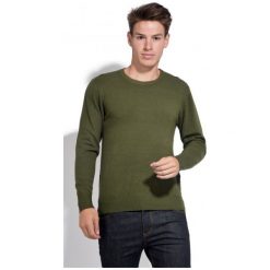William de Faye sweter męski M zielony. Zielone swetry męskie William De Faye, bez wzorów, eleganckie, bez kołnierzyka, bez ramiączek. W wyprzedaży za 241.00 zł.