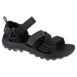 Sandały Merrell Speed Fusion Sport Rmx J007083 czarne. Czarne sandały męskie z gumy, bez zapięcia. W wyprzedaży za 492.62 zł.