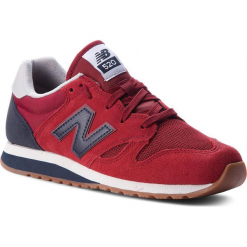 Sneakersy NEW BALANCE - U520EK Czerwony. Czerwone buty sportowe na co dzień męskie New Balance, z materiału, eleganckie. Za 369.99 zł.