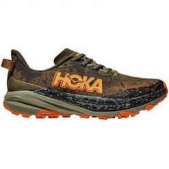 Buty do biegania męskie Hoka One One Speedgoat 6. Brązowe buty do biegania męskie Hoka One One, bez wzorów, z materiału, bez zapięcia, do biegania. Za 909.99 zł.