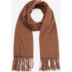 Szalik z wełną - Pomarańczo. Szaliki męskie marki Reserved. W wyprzedaży za 39.99 zł.