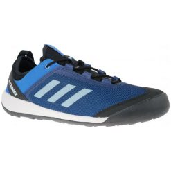 Adidas Terrex Swift Solo ac7886 44 2/3 Niebieskie. Niebieskie buty trekkingowe męskie ADIDAS, ze skóry. W wyprzedaży za 249.99 zł.