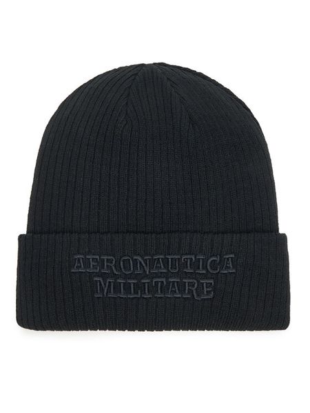 Aeronautica Militare Czapka 252CU0043UL00488 Czarny. Czarne czapki męskie Aeronautica Militare, na zimę, bez wzorów. Za 149.99 zł.