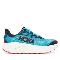 Buty do biegania Hoka. Niebieskie buty do biegania męskie HOKA, bez wzorów, bez zapięcia, do biegania. Za 499.99 zł.