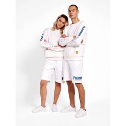 Bluza Hummel hmlLGC Birk. Białe bluzy bez kaptura męskie HUMMEL, s, bez wzorów, bez kaptura. W wyprzedaży za 183.00 zł.