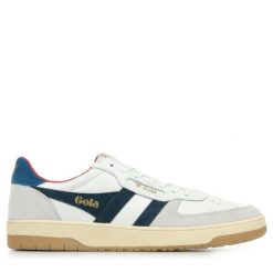 Sneakersy Gola Hawk. Białe buty sportowe na co dzień męskie Gola, m, bez wzorów, retro, bez ramiączek, bez kaptura. Za 422.00 zł.