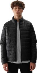 Kurtka męska 4f Kurtka męska puchowa 4F M376 czarna 4FWSS24TDJAM376 20S XL. Czarne kurtki męskie 4f, m, bez wzorów, z puchu, bez ramiączek, bez kaptura. Za 246.48 zł.