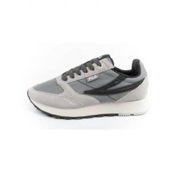 Buty treningowe męskie Fila FFM022380012. Szare buty treningowe męskie Fila, bez wzorów, z materiału, bez zapięcia. W wyprzedaży za 220.00 zł.