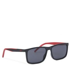 Okulary przeciwsłoneczne HUGO. Czarne okulary przeciwsłoneczne męskie Hugo, bez wzorów. Za 449.99 zł.