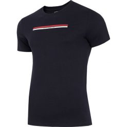 T-shirt męski TSM224 - ciemny granat. T-shirty męskie marki 4f. Za 49.99 zł.