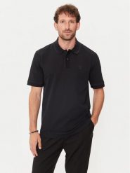 Boss Polo Parlay 210 50512112 Czarny Regular Fit. Czarne koszulki polo męskie Boss, m, bez wzorów, z bawełny, bez kołnierzyka, bez ramiączek. Za 309.99 zł.