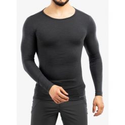Bluza termoaktywna męska Brubeck Comfort Wool LS. Szare bielizna termoaktywna męska Brubeck, m, bez wzorów, bez ramiączek. Za 165.99 zł.