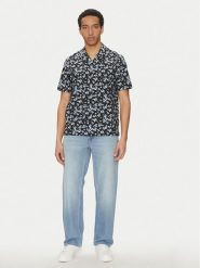 Michael Kors Koszula CS5405QHPL Czarny Relaxed Fit. Czarne koszule męskie Michael Kors, m, bez wzorów, z bawełny, bez kołnierzyka, bez ramiączek. Za 339.99 zł.