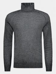 INDICODE Golf Alexavin 35-687 Czarny Regular Fit. Czarne kardigany męskie INDICODE, bez wzorów, z bawełny, bez kołnierzyka, bez ramiączek. Za 99.99 zł.