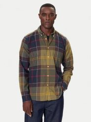 Barbour Koszula Glendale MSH4992TN52 Zielony Regular Fit. Zielone koszule męskie Barbour, l, bez wzorów, z bawełny, bez kołnierzyka, bez ramiączek. Za 399.99 zł.
