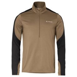 Bluza VAUDE Livigno Halfzip. Brązowe bluzy nierozpinane męskie Vaude, bez wzorów, sportowe, bez ramiączek, bez kaptura. W wyprzedaży za 280.00 zł.