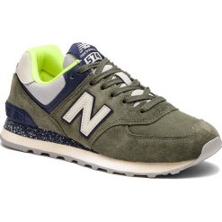 Sneakersy NEW BALANCE - ML574HVC Zielony. Zielone buty sportowe na co dzień męskie New Balance, z materiału. W wyprzedaży za 259.00 zł.