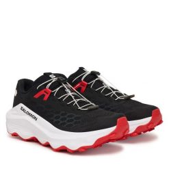 Buty do biegania Salomon. Czarne buty do biegania męskie Salomon, bez wzorów, bez zapięcia, do biegania. Za 639.99 zł.