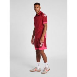 Polo Hummel Lead Functional. Czerwone koszulki polo męskie HUMMEL, m, bez wzorów, sportowe, bez kołnierzyka, bez ramiączek. Za 183.45 zł.
