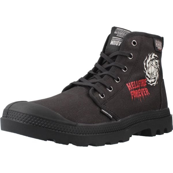 Buty PALLADIUM PAMPA HELLFIRE Czarny. Czarne buty trekkingowe męskie Palladium, bez wzorów, z tkaniny, sportowe, bez obcasa, bez zapięcia. Za 450.99 zł.