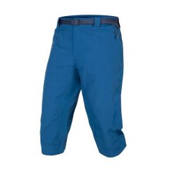 Spodenki rowerowe męskie Endura Hummvee 3/4. Niebieskie szorty sportowe męskie ENDURA, bez wzorów. Za 279.99 zł.