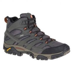 Buty trekkingowe męskie Merrell Moab 3 Mid Gtx. Brązowe buty trekkingowe męskie Merrell, bez wzorów, z gore-texu, bez zapięcia, trekkingowe, gore-tex. Za 789.99 zł.