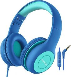 Słuchawki EarFun Słuchawki Nauszne EarFun Kids K1 (niebiesko-zielone). Niebieskie słuchawki nauszne EarFun. Za 55.36 zł.
