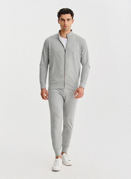 PAKO LORENTE - Szare spodnie dresowe. Szare spodnie dresowe męskie Pako Lorente, bez wzorów, z bawełny. Za 99.99 zł.