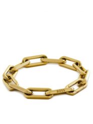 BOSS Bransoletka 1580600 Złoty. Żółte biżuteria dla mężczyzn Boss, z tworzywa sztucznego, metalowe. Za 309.99 zł.