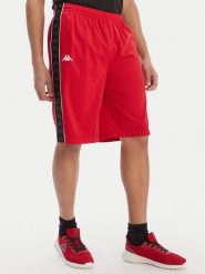 Kappa Szorty sportowe Banda Treadwellz 304KQ20 Czerwony Regular Fit. Czerwone szorty sportowe męskie Kappa, bez wzorów, z syntetyku, sportowe. Za 109.99 zł.