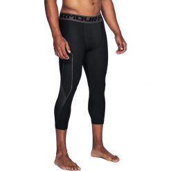 Under Armour Spodnie męskie HG Armour Graphic 3/4 czarne r. S (1309925-001). Czarne spodnie dresowe męskie Under Armour. Za 120.98 zł.