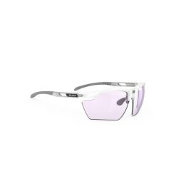 Okulary Rudy Project MAGNUS WHITE GLOSS - Impactx™ Photochromic 2 Laser Purple. Białe okulary przeciwsłoneczne męskie Rudy Project, bez wzorów, sportowe. W wyprzedaży za 911.50 zł.