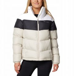 Kurtka męska Columbia Puffect II Colorblock Jacket 2088481278 Beżowe L. Brązowe kurtki męskie Columbia, l, bez wzorów, bez ramiączek, bez kaptura. Za 442.96 zł.