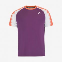 T-shirt męski TOPSPIN. Fioletowe t-shirty sportowe męskie Head, m, bez wzorów, z poliesteru, sportowe, bez ramiączek. Za 194.00 zł.