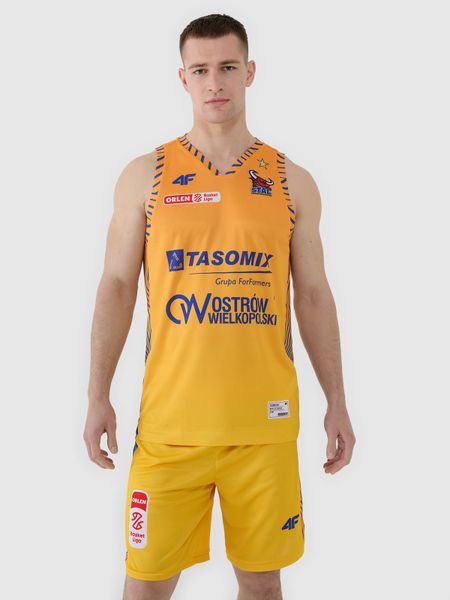 4F Koszulka meczowa replika domowa z sezonu 2024/25 męska 4F x PLK - Stal Ostrów Wielkopolski - multikolor L. T-shirty sportowe męskie 4f, l, bez wzorów, z dzianiny, klasyczne, bez ramiączek. Za 219.99 zł.