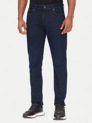 BOSS Jeansy H-Delaware 50523239 Granatowy Slim Fit. Niebieskie jeansy męskie Boss, bez wzorów, z bawełny. Za 449.99 zł.