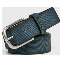 Trussardi Jeans - Pasek skórzany. Paski męskie marki TRUSSARDI JEANS. W wyprzedaży za 199.90 zł.
