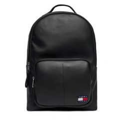 Plecak Tommy Jeans. Czarne plecaki męskie Tommy Jeans, bez wzorów, z jeansu. Za 369.99 zł.