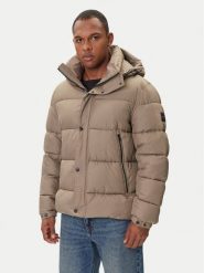 BOSS Kurtka zimowa Omaris 50528573 Khaki Regular Fit. Brązowe kurtki męskie Boss, na zimę, m, bez wzorów, z syntetyku, bez ramiączek, bez kaptura. Za 1,389.00 zł.