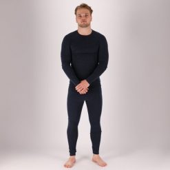 Męskie spodnie termiczne Wełna Merino Premium. Niebieskie spodnie narciarskie i snowboardowe męskie Xtreme, bez wzorów, z wełny, narciarskie. W wyprzedaży za 243.70 zł.