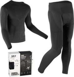 Nils Extreme BTZ0060 BIELIZNA TERMOAKTYWNA CZARNA MĘSKA ZESTAW L/XL RAGNAR NILS. Czarna bielizna termoaktywna męska NILS Extreme, l, bez wzorów, bez ramiączek. Za 113.98 zł.