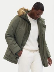 Gap Kurtka zimowa 726377-00 Zielony Regular Fit. Zielone kurtki męskie GAP, na zimę, m, bez wzorów, z syntetyku, bez ramiączek, bez kaptura. Za 499.99 zł.
