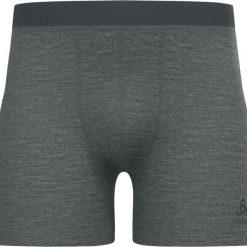 Bokserki męskie ODLO Merino 160 Boxer. Szare bielizna termoaktywna męska Odlo, m, bez wzorów. Za 249.99 zł.