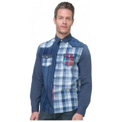 Desigual Koszula Męska Harrisburg S Niebieski. Koszule męskie marki Desigual. W wyprzedaży za 202.00 zł.