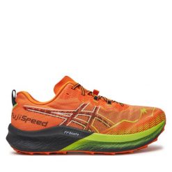 Buty do biegania Asics. Brązowe buty do biegania męskie Asics, bez wzorów, bez zapięcia, do biegania. Za 539.99 zł.