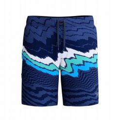Męskie Spodenki Na Deskę Stripe Flex. Niebieskie szorty męskie SPEEDO, bez wzorów, sportowe. Za 281.99 zł.