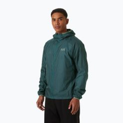 Kurtka przeciwwiatrowa męska Helly Hansen Rapide Insulator Wind. Zielone kurtki męskie Helly Hansen, m, bez wzorów, sportowe, bez ramiączek, bez kaptura. Za 629.99 zł.